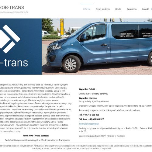 Przewozy osobowe do niemiec