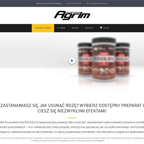 Środek do usuwania rdzy