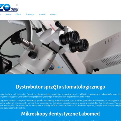 Dystrybutor sprzętu dentystycznego