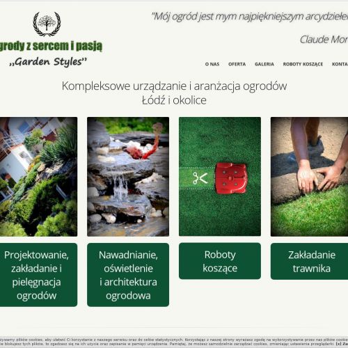 Łask - firma ogrodnicza urządzanie ogrodów