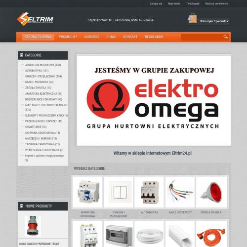 Sklep z akcesoriami elektrycznymi online