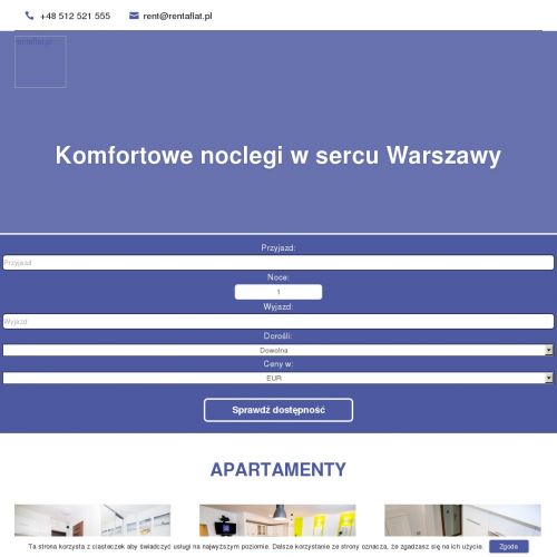 Wynajem apartamentów w Warszawie