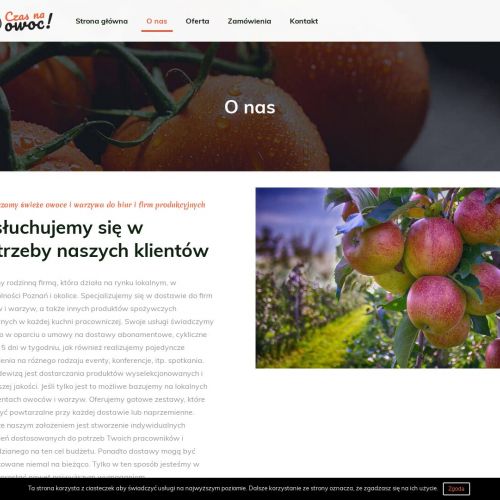 Dowóz owoców do pracy w Poznaniu