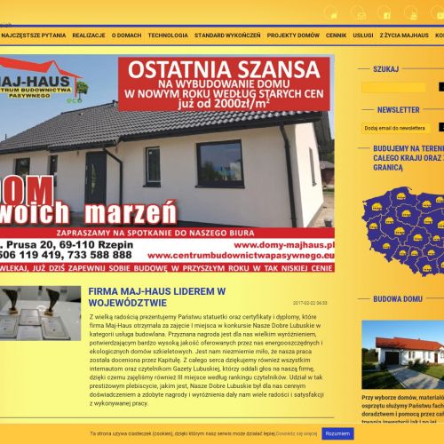 Budowa domów pod klucz lubuskie w Nowej Soli