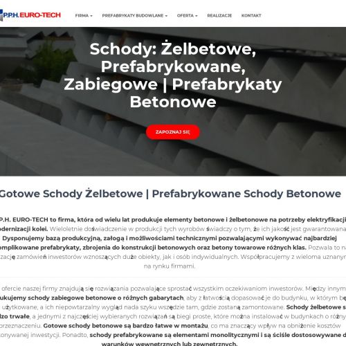 Schody żelbetonowe