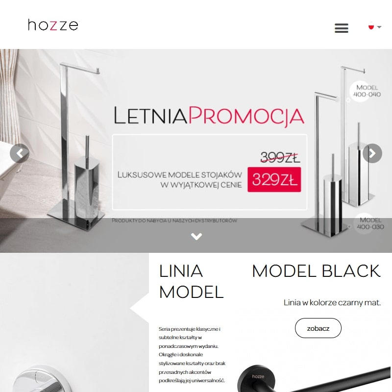 Nowoczesne akcesoria łazienkowe