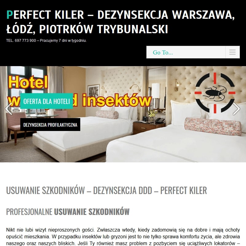 Usuwanie szkodników w Warszawie