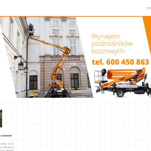 Wynajem podnośników koszowych Sochaczew