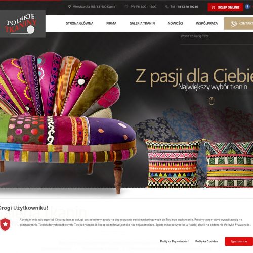 Tkaniny obiciowe imitacja skóry