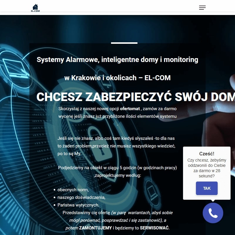 Kraków - instalowanie kamer monitoringu