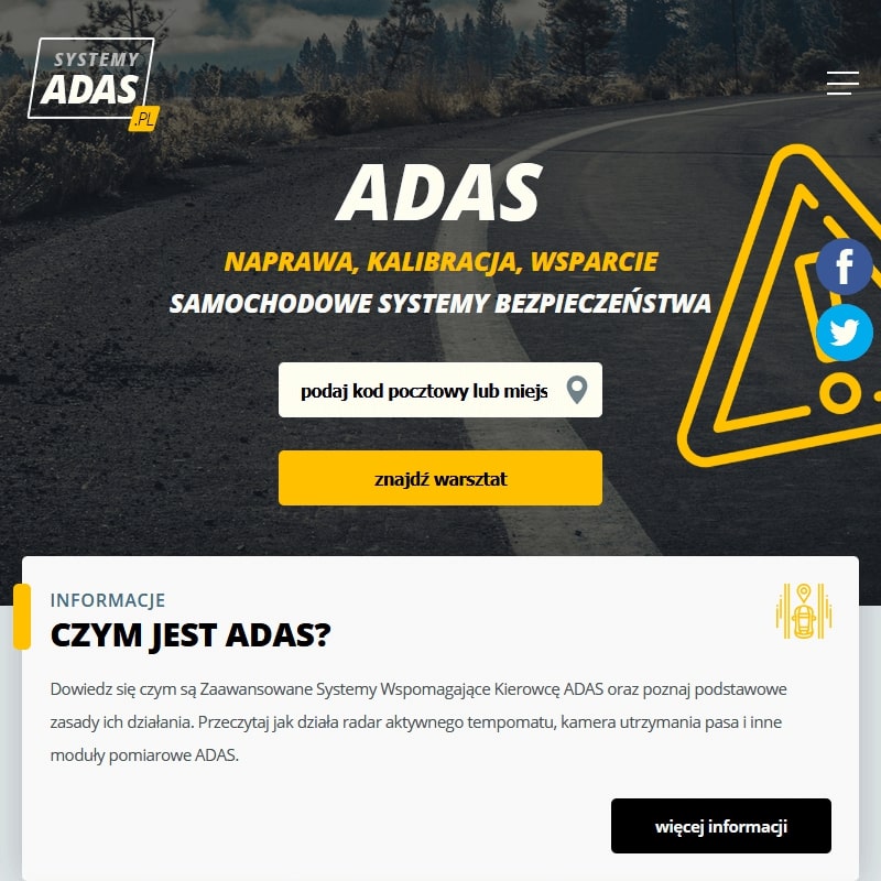 Asystent jazdy w korku kalibracja