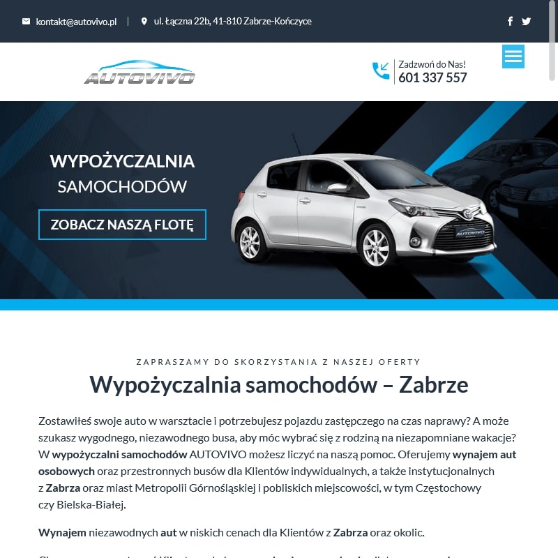 Najtańsza wypożyczalnia samochodów w Katowicach