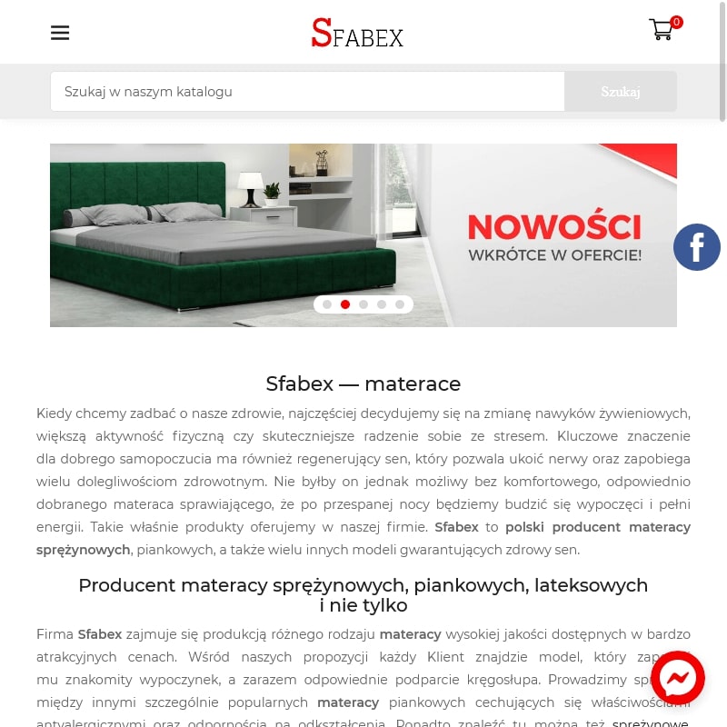 Materac kokosowy 160x200
