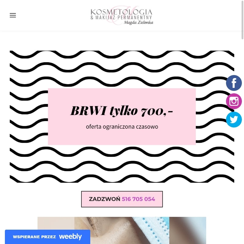 Makijaż permanentny brwi metoda piórkowa w Warszawie