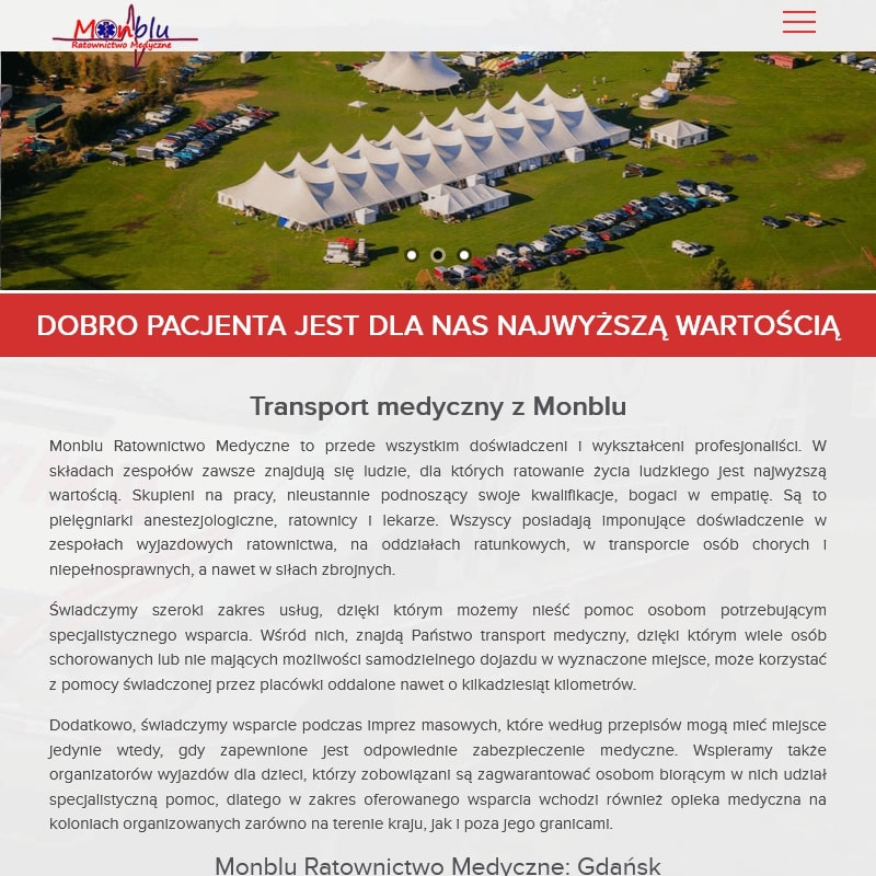 Prywatny transport medyczny Gdańsk