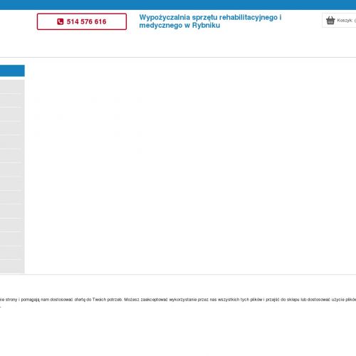Wypożyczalnia sprzętu medycznego