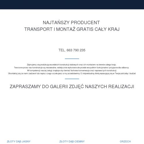 Garaż blaszany z wiatą - Lublin