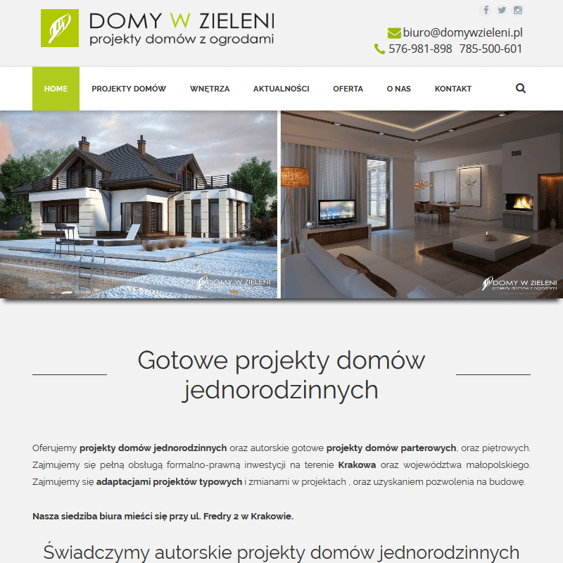 Łódź - gotowe projekty domów jednorodzinnych