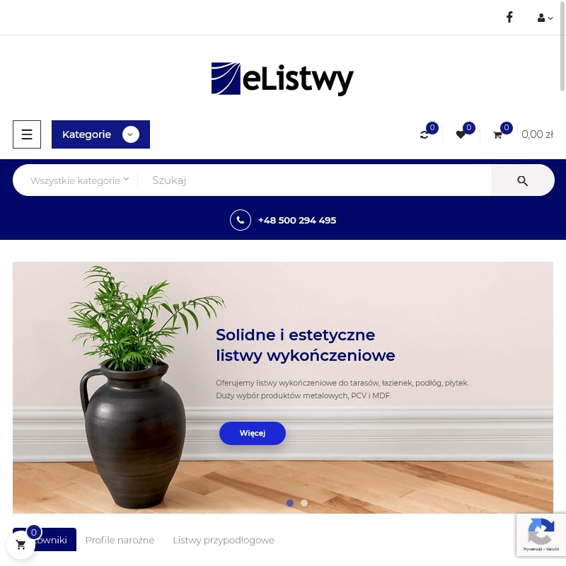 Listwa podłogowa samoprzylepna