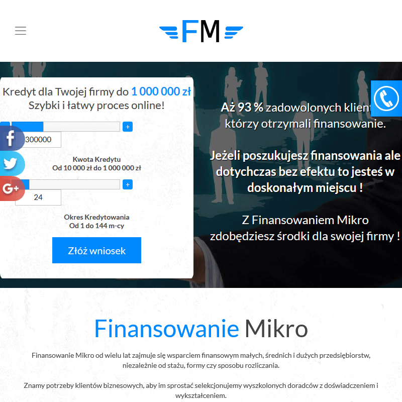 Finansowanie online w Warszawie