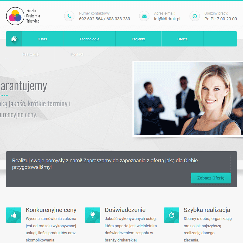 Łódź - tani druk na dzianinach