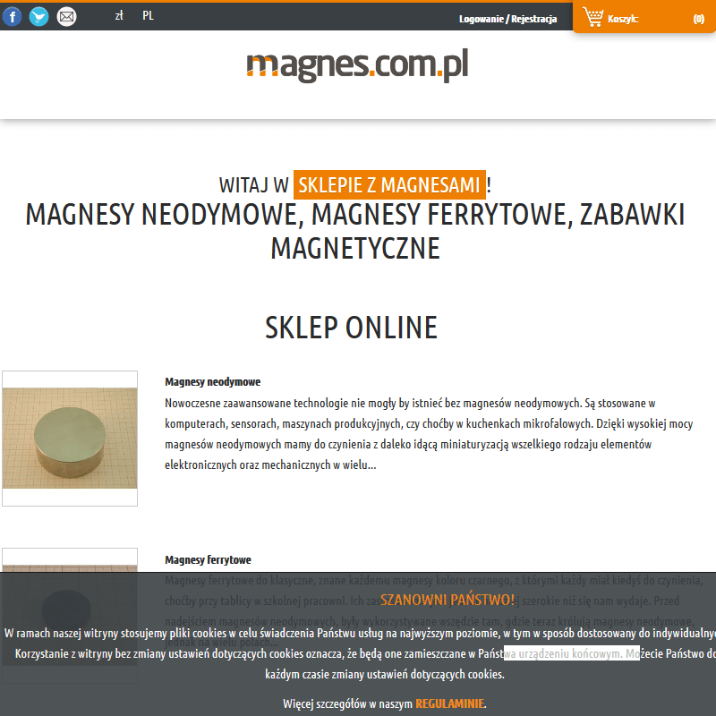 Magnes neodymowy allegro - Kraków