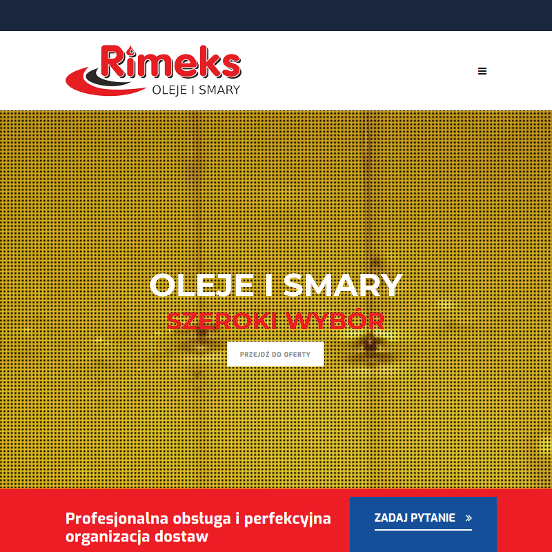 Sprzedaż hurtowa oleju dla przemysłu