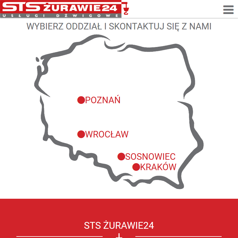 Kraków - dźwigi wrocław wynajem