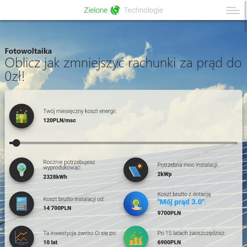 Panele fotowoltaiczne montowane na ziemi